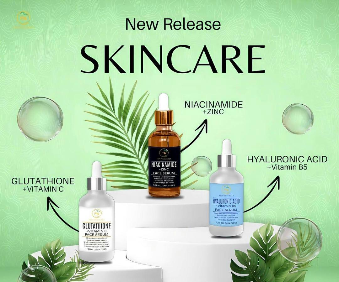 3 in 1 Skincare Bundle - Pcs Face Serum For Radiant Skin